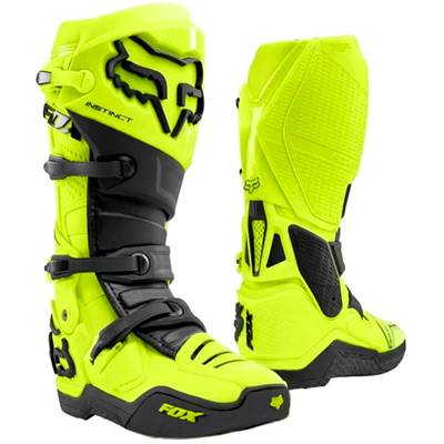 bottes fox fluo - Tenue moto cross fox repérée pour vous