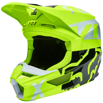 casque fox fluo - Tenue moto cross fox repérée pour vous