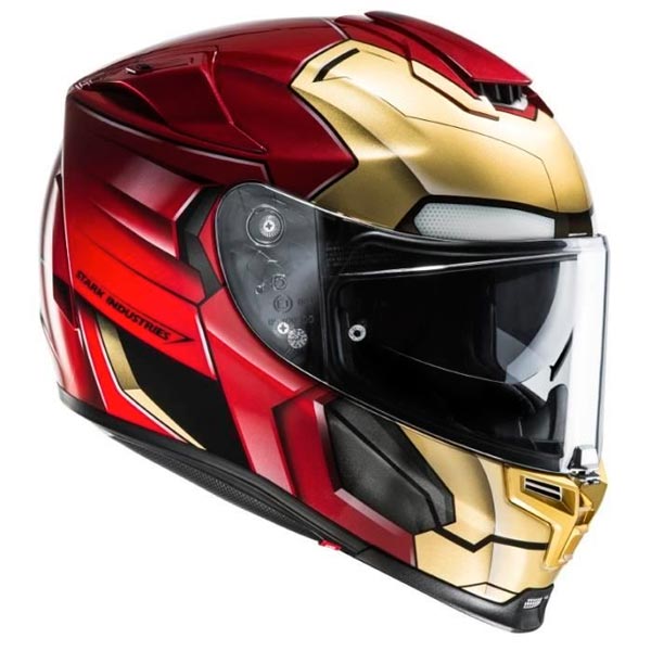 casque hjc marvel - IDÉE PERSONNALISATION POUR CASQUE MOTO IRON MAN