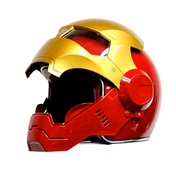 casque marvel - IDÉE PERSONNALISATION POUR CASQUE MOTO IRON MAN