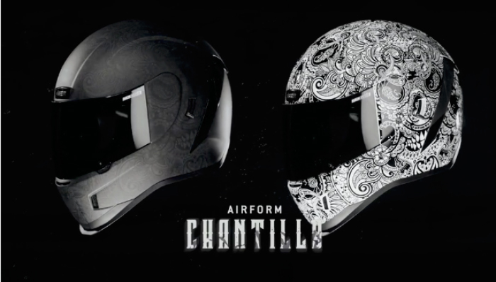 Casque moto icon airform Chantilly