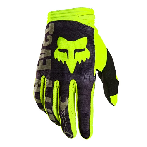 gants fox fluo - Tenue moto cross fox repérée pour vous