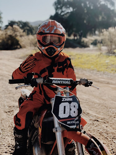 tenue motocross fox orange - Tenue moto cross fox repérée pour vous